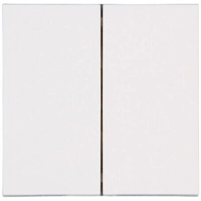 Kopp Placa de Pared - Tapa de Interruptor Doble - Blanco - Serie HK 07 Kopp Placa de Pared - Tapa de Interruptor Doble - Blanco - Serie HK 07