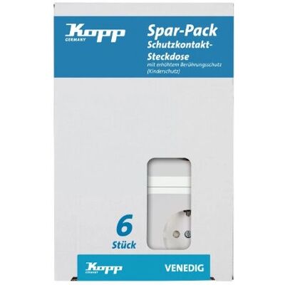Kopp Modelo 924129056 Enchufe Blanco con Tierra - Enchufe Kopp Modelo 924129056 Enchufe Blanco con Tierra - Enchufe
