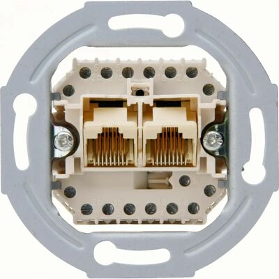 Heinrich Kopp 33369402 Steckdose - RJ-11 + RJ-45 Weiß Heinrich Kopp 33369402 Steckdose - RJ-11 + RJ-45 Weiß