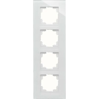 Heinrich Kopp Modello 406602008 - Piastra Murale/Protezione, Bianco, 4 Moduli Heinrich Kopp Modello 406602008 - Piastra Murale/Protezione, Bianco, 4 Moduli
