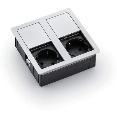 KOPP Modelo VHIT 939630013 - Enchufe doble - Acero inoxidable KOPP Modelo VHIT 939630013 - Enchufe doble - Acero inoxidable