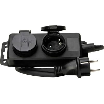 Kopp Modelo 223003043 Protetor IP44 de 2 tomadas - Power Strip Kopp Modelo 223003043 Protetor IP44 de 2 tomadas - Power Strip