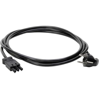 Kopp Strömkabel - 3m, Svart, 16A, Schuko & Wieland Kopp Strömkabel - 3m, Svart, 16A, Schuko & Wieland