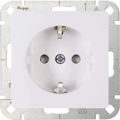 Kopp HK05 Wit Arctisch Stopcontact - Power Outlet Kopp HK05 Wit Arctisch Stopcontact - Power Outlet