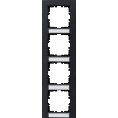 Heinrich Kopp - HK07 - 4 tomas - Instalación vertical - Placa de pared Heinrich Kopp - HK07 - 4 tomas - Instalación vertical - Placa de pared