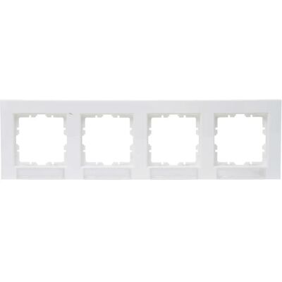 Kopp - 402829403 HK07 - Blanco - 4 puertos - Placa de pared Kopp - 402829403 HK07 - Blanco - 4 puertos - Placa de pared