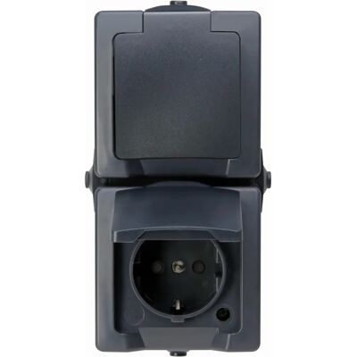 Kopp Nautic Wasserfester Stromanschluss - IP44 Feuchtraum Schalter Kopp Nautic Wasserfester Stromanschluss - IP44 Feuchtraum Schalter