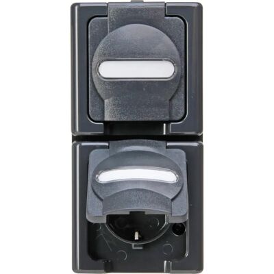 Kopp Blue Electric Enchufe Protector de 2 vías - Toma de corriente Kopp Blue Electric Enchufe Protector de 2 vías - Toma de corriente