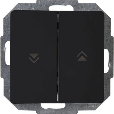 Kopp Elektrotechnik Kopp - Paris - 2-button switch - Matt Black - Switch/Actuator Kopp Elektrotechnik Kopp - Paris - 2-button switch - Matt Black - Switch/Actuator