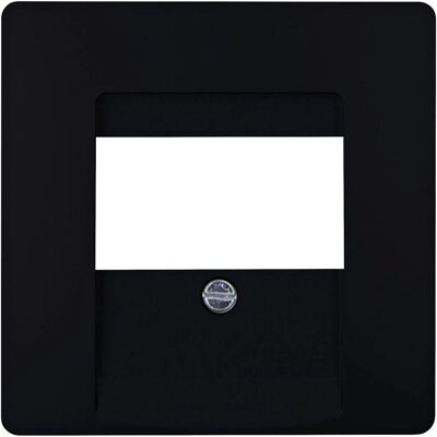 Heinrich Kopp GmbH Paris Matte Black Cover Plate for TAE Phone Socket Heinrich Kopp GmbH Paris Matte Black Cover Plate for TAE Phone Socket