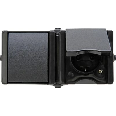Kopp ProAQA Surface-Mount Waterproof Switch - Horizontal - IP44 Kopp ProAQA Surface-Mount Waterproof Switch - Horizontal - IP44