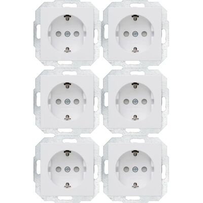 Kopp Athenis Muurcontactdoos - Ingebouwde Witte - Wandcontactdoos Kopp Athenis Muurcontactdoos - Ingebouwde Witte - Wandcontactdoos