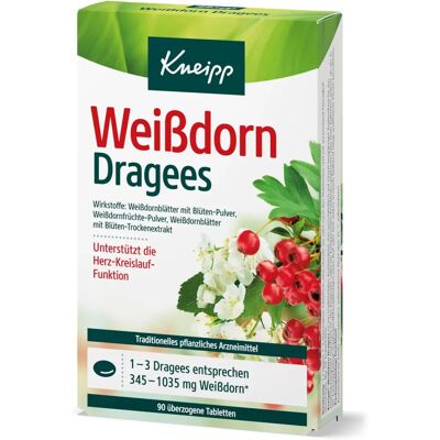 Kneipp Hlohyně Dragees 90 - Potravinový doplněk Kneipp Hlohyně Dragees 90 - Potravinový doplněk