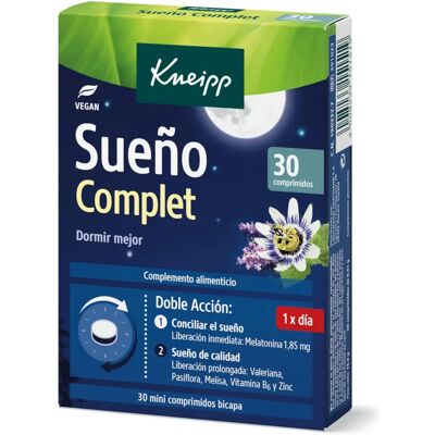 Kneipp Schlaf Komplett - Natürliche Schlafhilfe - 30 Tabletten Kneipp Schlaf Komplett - Natürliche Schlafhilfe - 30 Tabletten