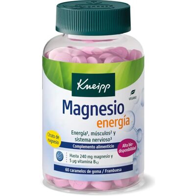 Gomas de Magnésio Kneipp - 60 Sabores de Framboesa Gomas de Magnésio Kneipp - 60 Sabores de Framboesa