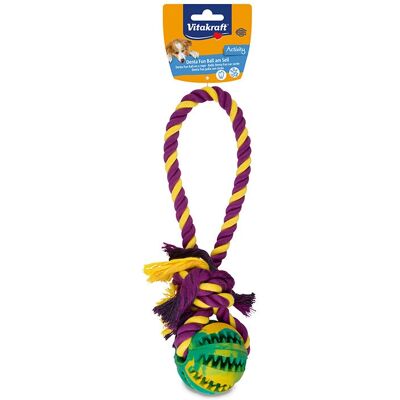 Vitakraft Hundespielzeug - Denta Fun Ball, 24cm Seil Vitakraft Hundespielzeug - Denta Fun Ball, 24cm Seil