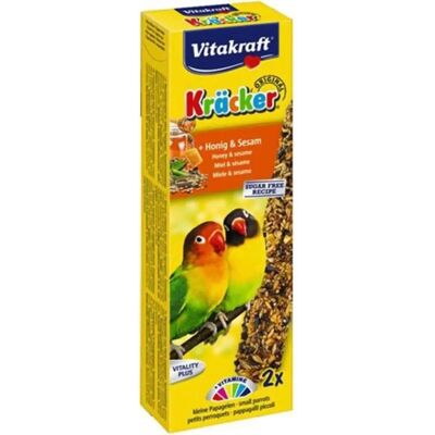 Collation pour oiseaux Vitakraft - Miel et Sésame - Publicité Collation pour oiseaux Vitakraft - Miel et Sésame - Publicité