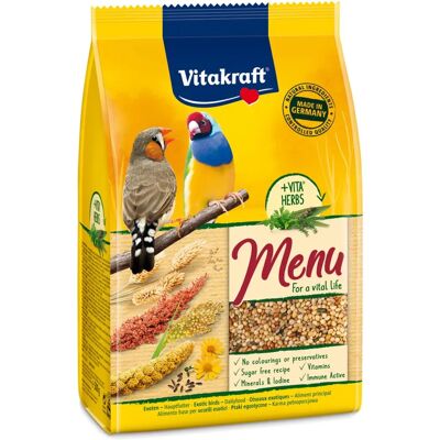 Nourriture pour oiseaux exotiques Vitakraft 500g - Nourriture Nourriture pour oiseaux exotiques Vitakraft 500g - Nourriture