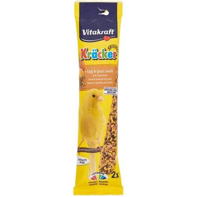 Premi Vitakraft per Canarini - Semi di Uovo & Erba - 2 pezzi Premi Vitakraft per Canarini - Semi di Uovo & Erba - 2 pezzi