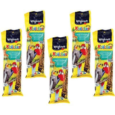 Snack per Cacatilde Australiani Vitakraft con Miele ed Eucalipto - Alimento per Uccelli Snack per Cacatilde Australiani Vitakraft con Miele ed Eucalipto - Alimento per Uccelli