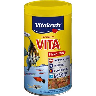 Nourriture pour poissons Vitakraft 22103 - Flocons pour poissons tropicaux 0,203 kg - Publicité Nourriture pour poissons Vitakraft 22103 - Flocons pour poissons tropicaux 0,203 kg - Publicité