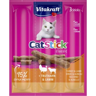 Vitakraft Cat Stick Snacks Lamm, Kalkon - Kattgodis Vitakraft Cat Stick Snacks Lamm, Kalkon - Kattgodis