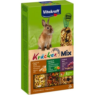 Vitakraft Kleine Dieren Traktatie - Trio-Mix Krokante Snacks Vitakraft Kleine Dieren Traktatie - Trio-Mix Krokante Snacks
