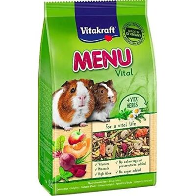 Vitakraft Meerschweinchen Aroma Menü - Kleine Tiere Trockenfutter Vitakraft Meerschweinchen Aroma Menü - Kleine Tiere Trockenfutter