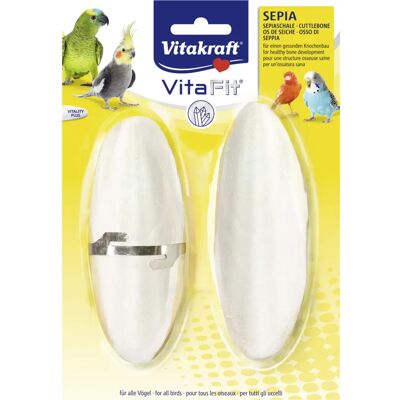 Vitakraft 31317 Vogelfutter - Natürlicher Sepiaschale für Vögel Vitakraft 31317 Vogelfutter - Natürlicher Sepiaschale für Vögel