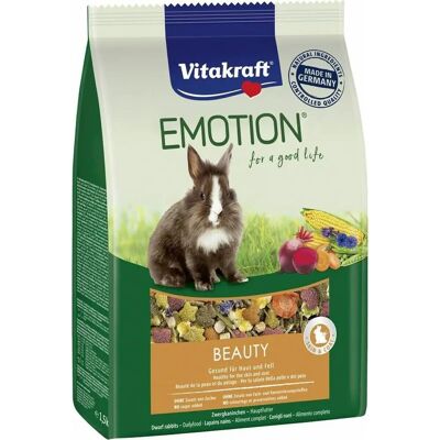 Vitakraft Emotion Beauty - Trockenfutter für Kaninchen - 600 g Vitakraft Emotion Beauty - Trockenfutter für Kaninchen - 600 g