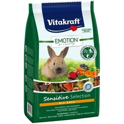 Vitakraft Emotion Sensitive Trockenfutter für Zwergkaninchen - 600 G Vitakraft Emotion Sensitive Trockenfutter für Zwergkaninchen - 600 G
