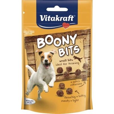 Friandises pour chiens Vitakraft Boony Bits - Petite, Saveur viande - 55 g - Publicité Friandises pour chiens Vitakraft Boony Bits - Petite, Saveur viande - 55 g - Publicité