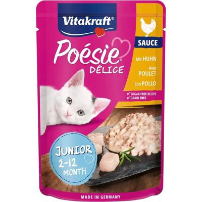 Vitakraft Junior Poésie Filete de Pollo sobre en salsa - Nourriture humide Vitakraft Junior Poésie Filete de Pollo sobre en salsa - Nourriture humide