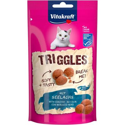 VITAKRAFT Triggles Merluzzo Nero - Collation pour Animaux - Publicité VITAKRAFT Triggles Merluzzo Nero - Collation pour Animaux - Publicité