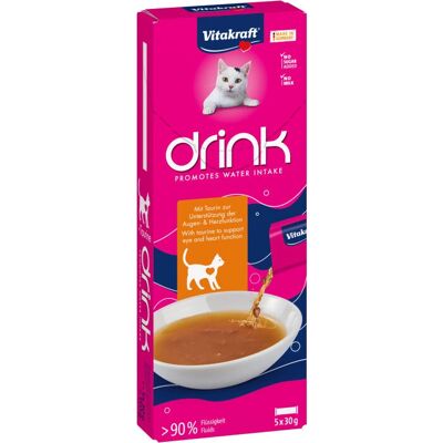 Vitakraft - Napój z kurczakiem i tauryną dla kota - 150g Vitakraft - Napój z kurczakiem i tauryną dla kota - 150g