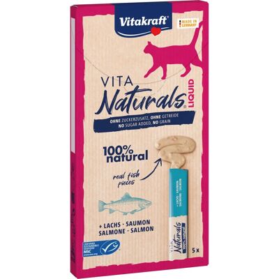 Vitakraft Naturals Snack Liquido per Gatti Salmone - Snack per gatti Vitakraft Naturals Snack Liquido per Gatti Salmone - Snack per gatti