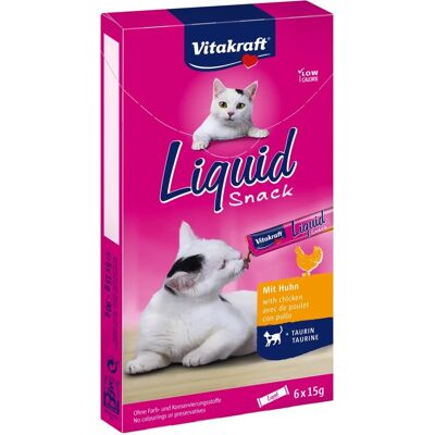 VITAKRAFT Flytande Snack för Katter - Kyckling & Lax - Kosttillskott VITAKRAFT Flytande Snack för Katter - Kyckling & Lax - Kosttillskott