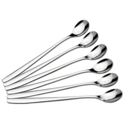 Conjunto de 6 colheres longas bonprix - Aço inoxidável, lava-louças Conjunto de 6 colheres longas bonprix - Aço inoxidável, lava-louças