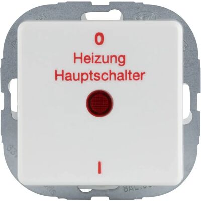 Rev White Emergency Switch - Interior Heating - Standard Size Rev White Emergency Switch - Interior Heating - Standard Size