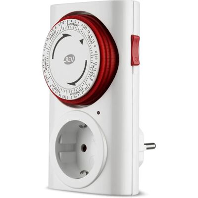 Revex REV Ritter 0025410103 Mechanische Wochenzeitschaltuhr Weiß - Timer Revex REV Ritter 0025410103 Mechanische Wochenzeitschaltuhr Weiß - Timer