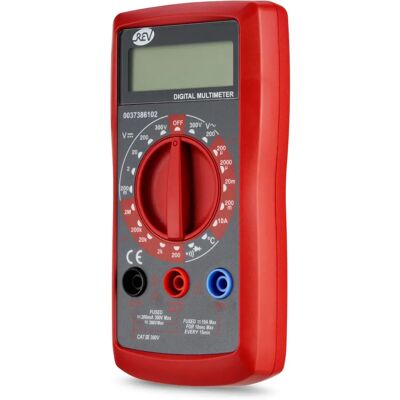 REV 37386102 Digitale multimeter met temperatuur - Veiligheid CAT III REV 37386102 Digitale multimeter met temperatuur - Veiligheid CAT III