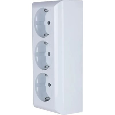 Multipresa 3 posti bianca - 250V/16A Multipresa 3 posti bianca - 250V/16A