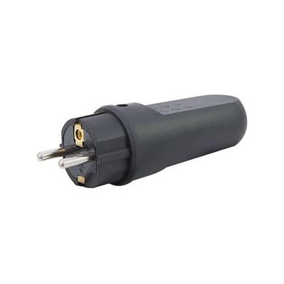 REV 0512090555 Elektrischer Netzstecker - Schwer, Schwarz REV 0512090555 Elektrischer Netzstecker - Schwer, Schwarz