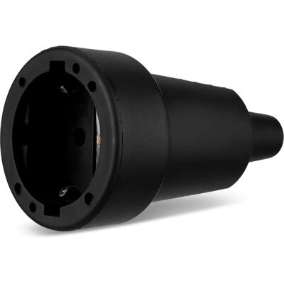 REV 0512151777 Steckdose - IP20, Schwarz, Gummi, Innenbereich REV 0512151777 Steckdose - IP20, Schwarz, Gummi, Innenbereich