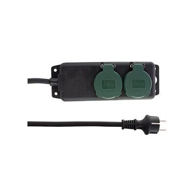 REV Steckdosenleiste - 2-fach, Wasserdicht, 1,4m Kabel, Außenbereich REV Steckdosenleiste - 2-fach, Wasserdicht, 1,4m Kabel, Außenbereich