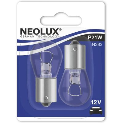 Lâmpada halógena Neolux P21W 12V 21W - Tipo Carro Lâmpada halógena Neolux P21W 12V 21W - Tipo Carro