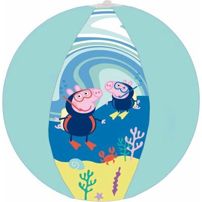 Happy People 16264 Peppa Pig Aufblasbares Spielzeug - Strandball Happy People 16264 Peppa Pig Aufblasbares Spielzeug - Strandball