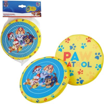 Disque en mousse Paw Patrol - 19 cm - Jaune/Bleu - Publicité Disque en mousse Paw Patrol - 19 cm - Jaune/Bleu - Publicité