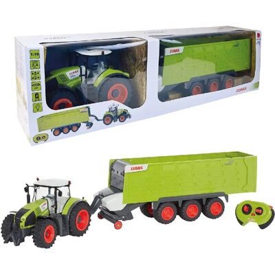 Tracteur RC Claas Axion 870 et Remorque - RC Tractor and Trailer - Publicité Tracteur RC Claas Axion 870 et Remorque - RC Tractor and Trailer - Publicité