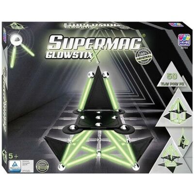 Happy People Supermag Glowstix - Magnetisch bouwspeelgoed Happy People Supermag Glowstix - Magnetisch bouwspeelgoed